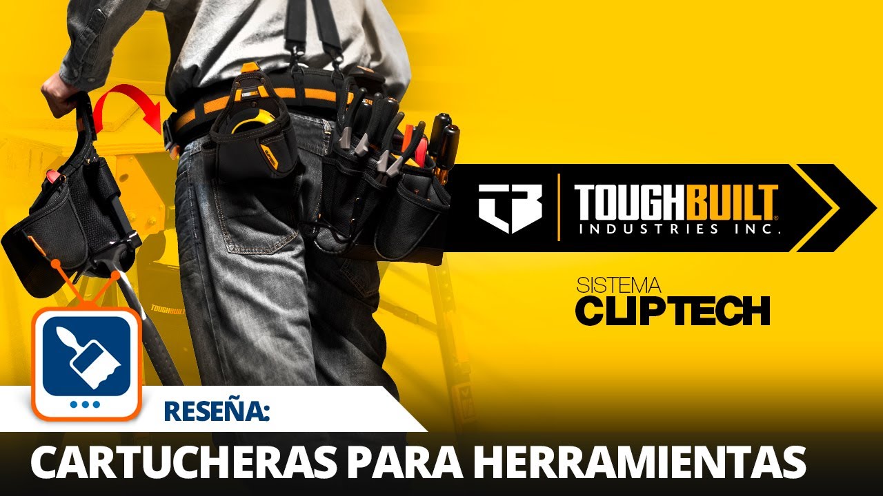 Bolsa herramientas para cinturón Clip Tech Toughbuilt •