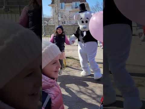 Ростовой медведь поздравил с днём рождения! #ростовоймедведьпоздравление #деньрождения #праздник