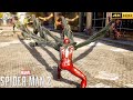 Marvels spiderman 2 new game plus red symbiote surge suit combat  swinging 4k60fps gameplay