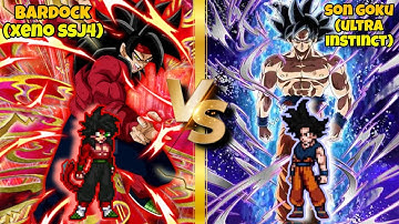 Jump Force MUGEN - Son Goku (Ultra Instinct) vs Bardock (Xeno SSJ4)