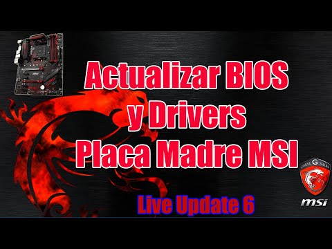 MSI mātesplates un draiveru atjaunināšana automātiski Apmācība Live Update 6