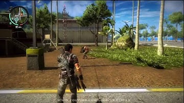 Just Cause 2 - Hook up two people to each other with the Grappling Hook (Xbox360) [HD]