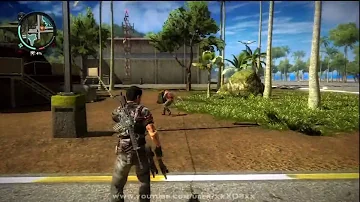 Just Cause 2 - Hook up two people to each other with the Grappling Hook (Xbox360) [HD]