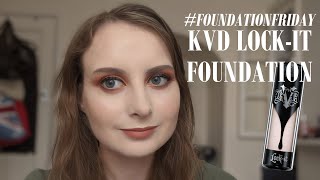 KVD LOCK-IT FOUNDATION || FOUNDATION FRIDAY screenshot 5
