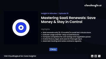 Mastering SaaS Renewals: Save Money & Stay in Control
