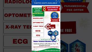 Special Admission Offer 2026! 🎉Build Your Career in Healthcare with Our Paramedical Course
