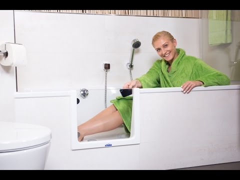 Video: Bequeme gepolsterte Badewanne