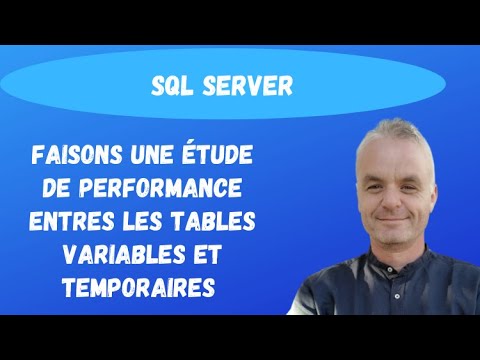 Let's do a performance study comparing variable and temporary tables | SQL Server