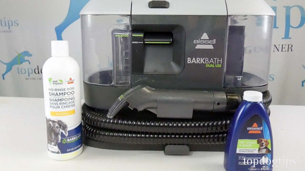 Bissell BarkBath 2 in 1 Portable Dog Bath and Deep Cleaner Review - YouTube