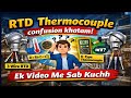 RTD Thermocouple full concept | Temperature sensors