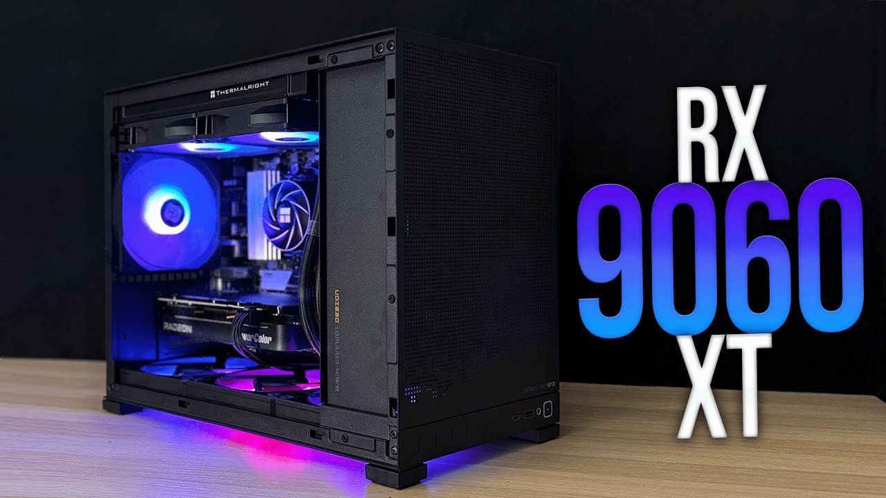 I Built a $900 Compact Gaming PC with the 9060 XT - YouTube