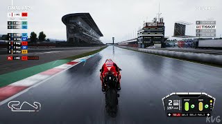 MotoGP 21 - Rain Gameplay (PC UHD) [4K60FPS]