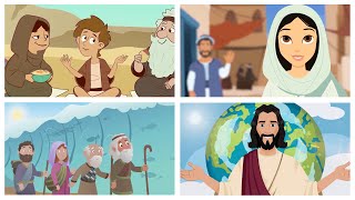 Video-Miniaturansicht von „Bible Songs Collection for Children 2022 (Animated, with Lyrics) - Joseph, Esther, Moses, Jesus“