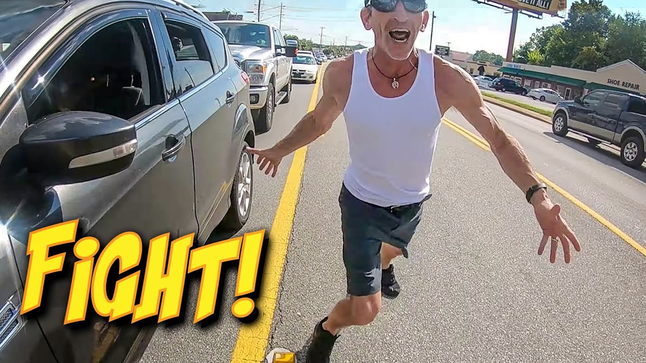 ANGRY DRIVER CHARGES AT BIKER | ROADS OF RAGE | Ep.16 - YouTube