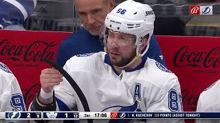 Nikita Kucherov breaks all time Russian's record in assists in NHL vs Leafs (3 apr 2024)