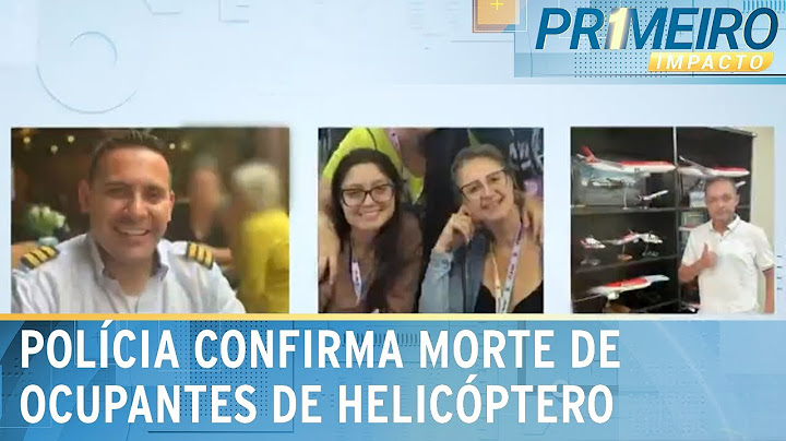 Polícia confirma a morte dos ocupantes de helicóptero localizado em SP | Primeiro Impacto (12/01/24)