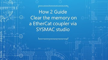 How to clear the memory on a ECC range EtherCat coupler in Sysmac Studio