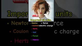 Important Si Units Part(2)