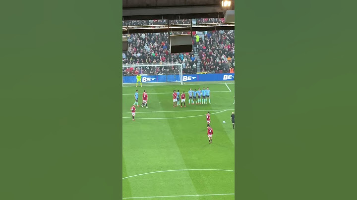 Bruno Fernandes amazing free-kick goal! Manchester United vs Arsenal.