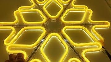 Dijital Kayan Led Kar Tanesi İç Mekan Yılbaşı Süs Amber Beyaz