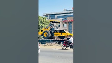 Vibratary compactor hai || Rollar || machine || #transportation #logistics #shorts #viral #ytshorts