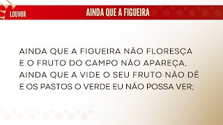Louvor: Ainda que a Figueira