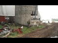 Man knocks down silo with sledgehammer  close call