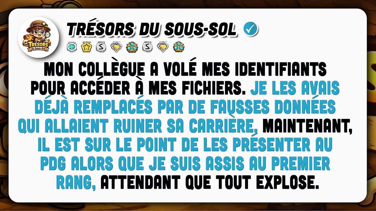 Il A Volé Mes Accès, Mais J'avais Déjà Échangé Mes Fichiers Contre Des Fausses Données.