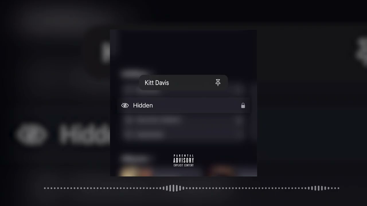 Watch Kitt Davis - HIDDEN (Audio Oficial) on YouTube Watch Kitt Davis - HIDDEN (Audio Oficial) on YouTube