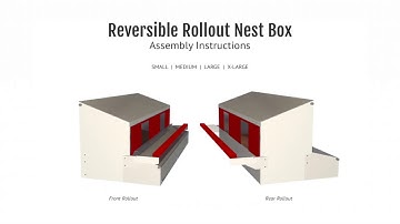 HenGear - Easy To Follow Assembly Video - Reversible Rollout Nest Box