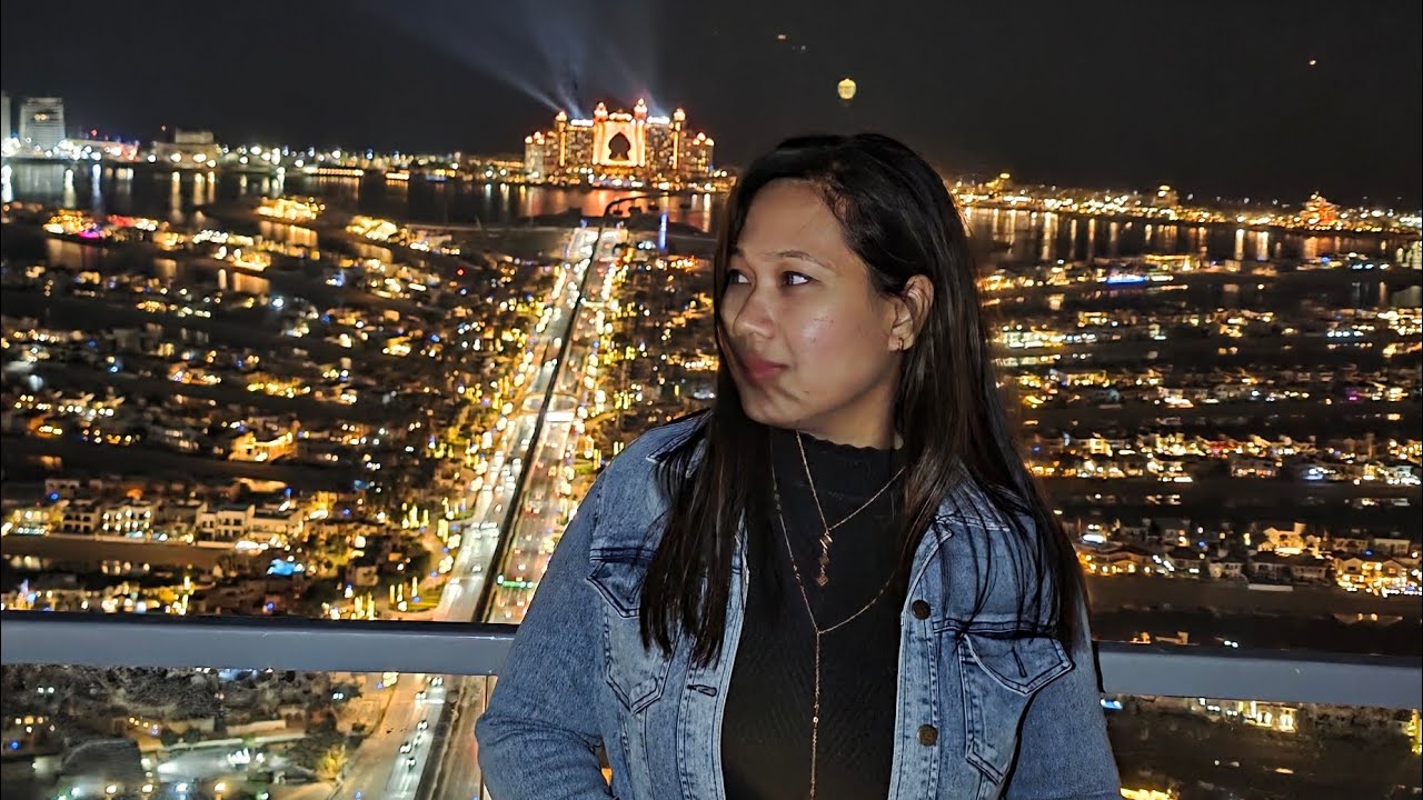 Burj al arab ,sea food experience, The Plam Jumeirah view UAE 