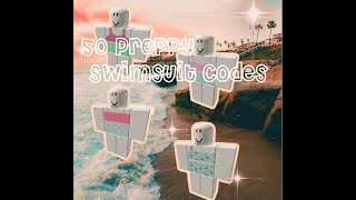 50 Preppy swimsuit codes for bloxburg! // Roblox // Alixberries