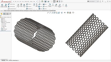 SolidWorks Tutorial | Hexagonal (Honey Comb) pattern in SolidWorks