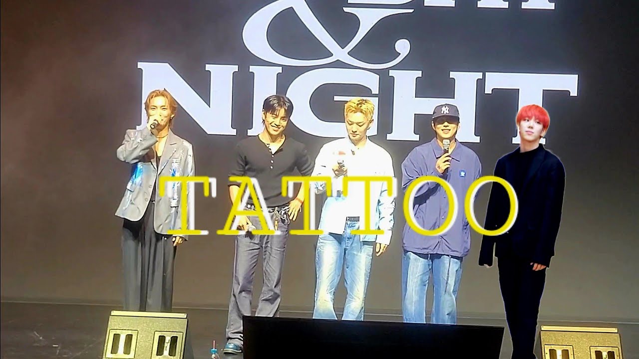 20250905 | JUNHEE  The Listening Party | A.C.E 무대인사 | Tattoo (