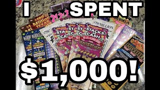 I BOUGHT $1,000 IN LOTTERY TICKETS AND WON! BUT HOW MUCH? ARPLATINUM