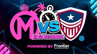 Florida Mayhem vs Washington Justice in 60 Seconds | Match Recap Powered by Frontier Communications