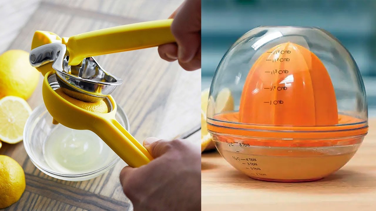 LEVEL GREAT Lemon Squeezer Juicer in Acciaio Inox Frutta Arancione pressa della Mano Manuale Squeezer Juicer 