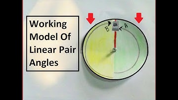 Working Model Of Linear Pair Angles - School Model