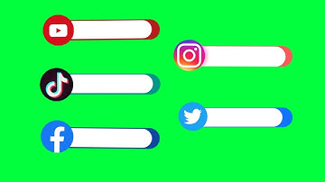 GREEN SCREEN SOCIAL MEDIA ANIMATION | SOCIAL MEDIA LOGO #SOCIALMEDIAANIMATION