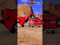 Yellow School Bus &amp; Car vs Jordan Shoes - Beamng Drive #shorts #jordanshoes