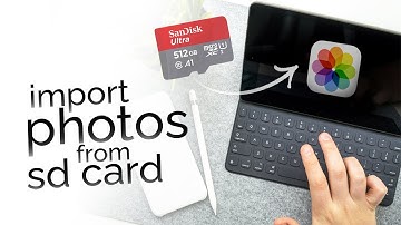 How to Import Photos from SD Card to iPad (tutorial)