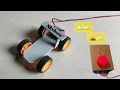 DC Motor Mini Car 🚗 | Powerful DIY Project at Home!
