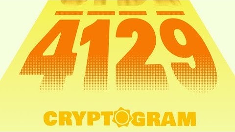 Episode 903 Cryptogram: Logic Puzzle Game