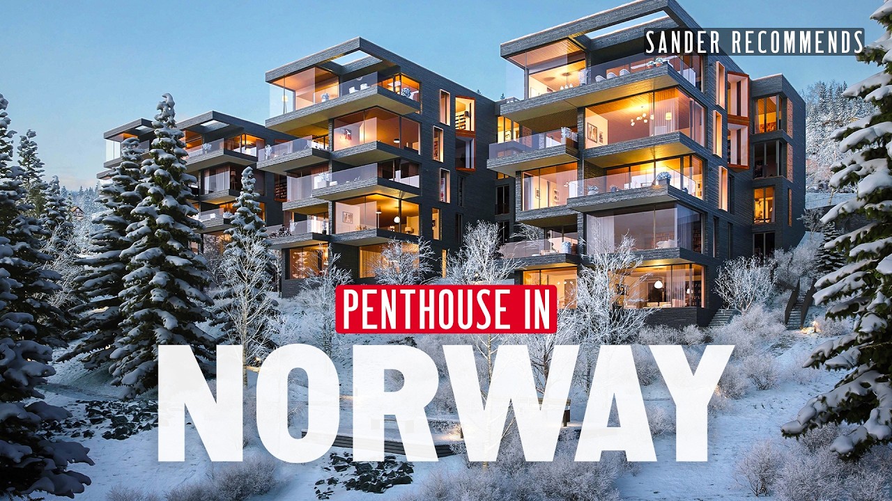 This Oslo Penthouse Costs How Much? | Luxury House Tour - YouTube