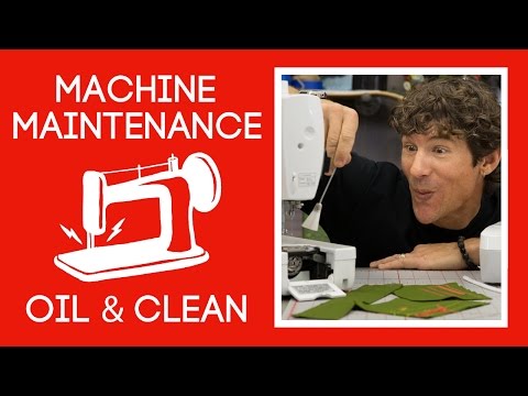 Sewing Machine Maintenance: Oil and Clean