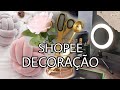 COMPRAS DECORAÇAO *BARATA* NO SHOPEE (ALMOFADA NÓ, ROSE GOLD, RING LIGTH E +)#mepatrocinashopee