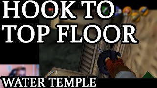 Water Temple Setups for Hookshot to Top Floor