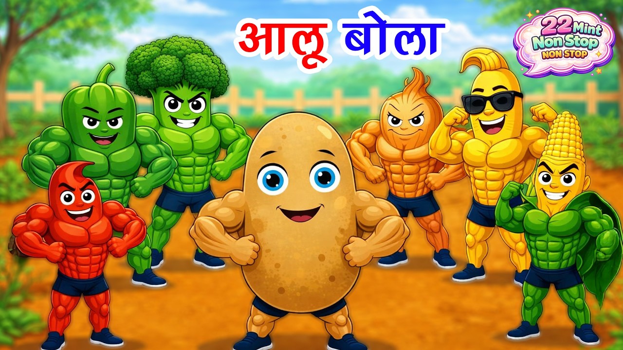 Aalu Bola Mujhko Khalo | आलू बोला मुझको खालो | Hindi Baby Poem | Hindi Balgeet | Hindi Rhymes