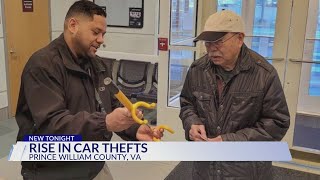 Car thefts, already up in Prince William County, on the rise again in 2024