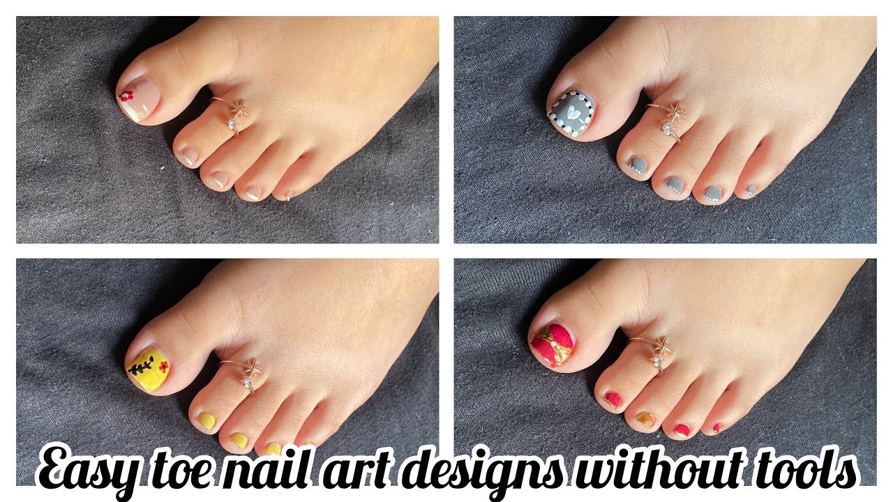 Ultra Classy Black Toe Nail Designs (So Pretty!) - Ice Cream and Clara